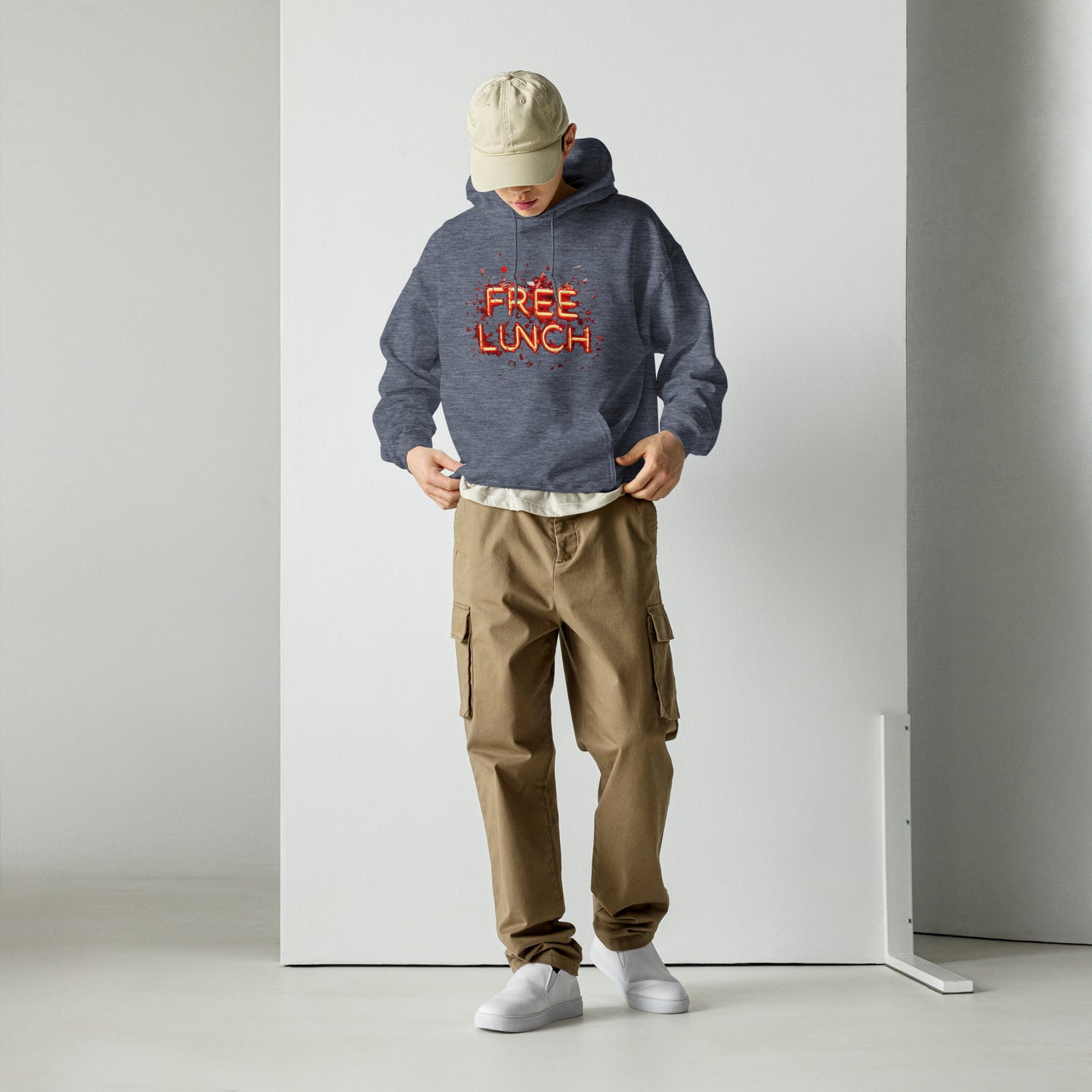 Free Lunch Grunge Hoodie