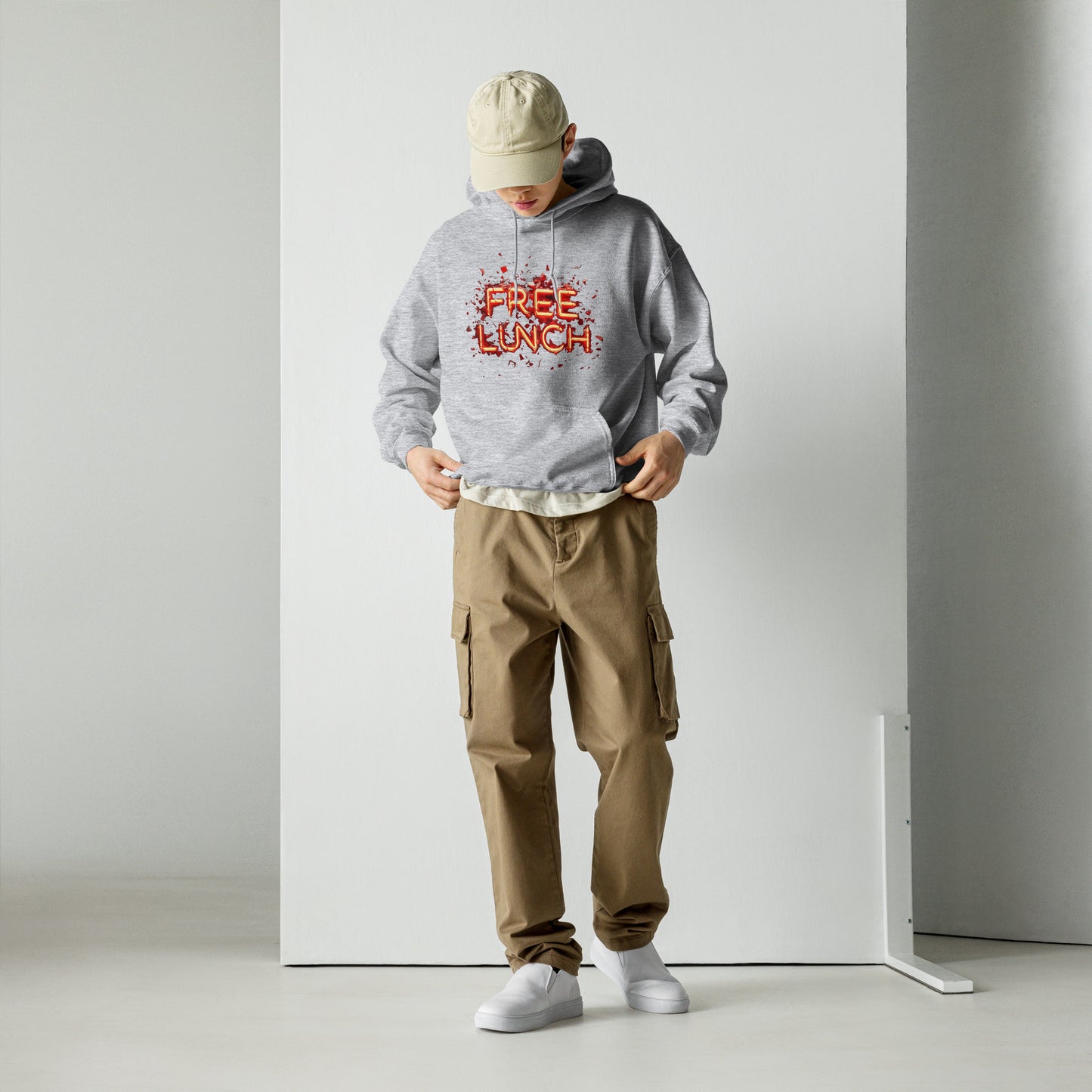 Free Lunch Grunge Hoodie